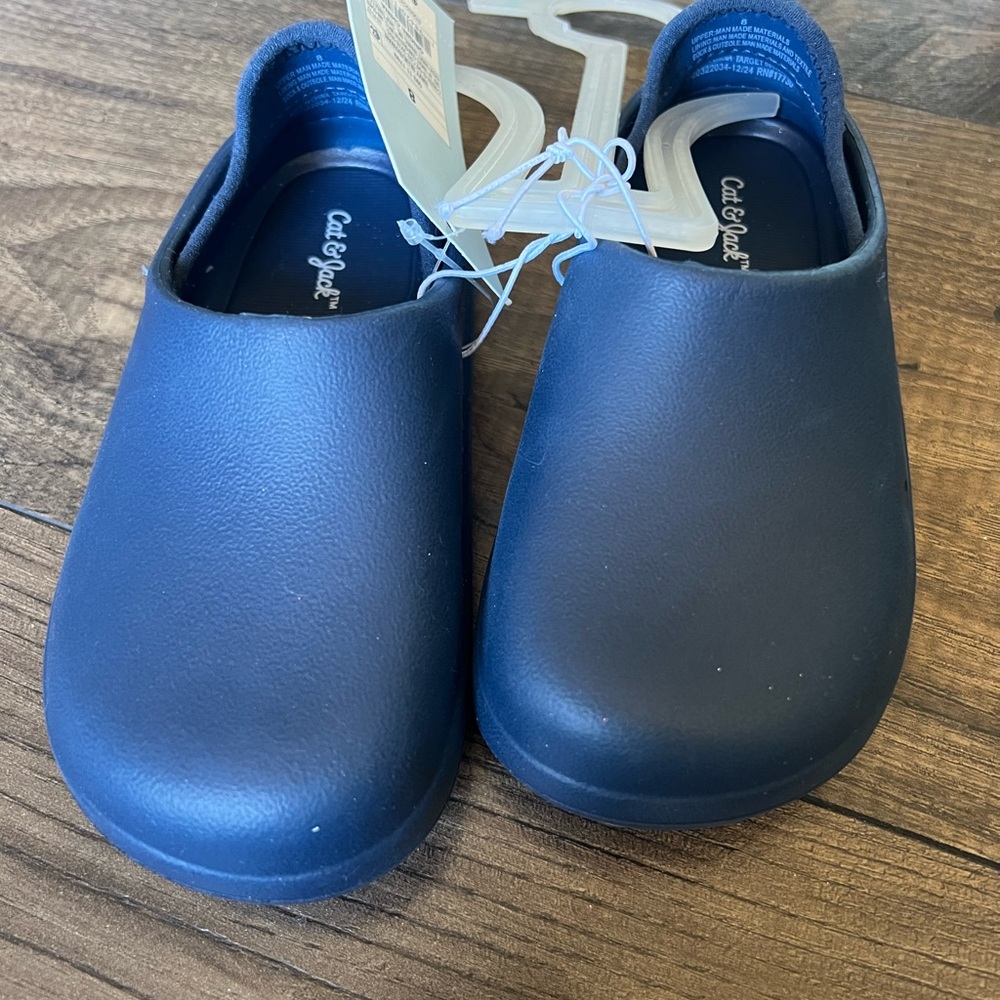 Blue clogs for kids
